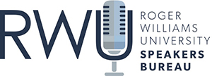 logo for Roger Williams University Speakers Bureau