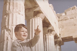 President Miaoulis as a child in Greece